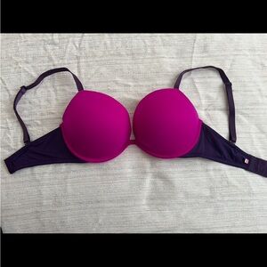PINK Victoria's Secret Fuchsia and Dark Purple Bra